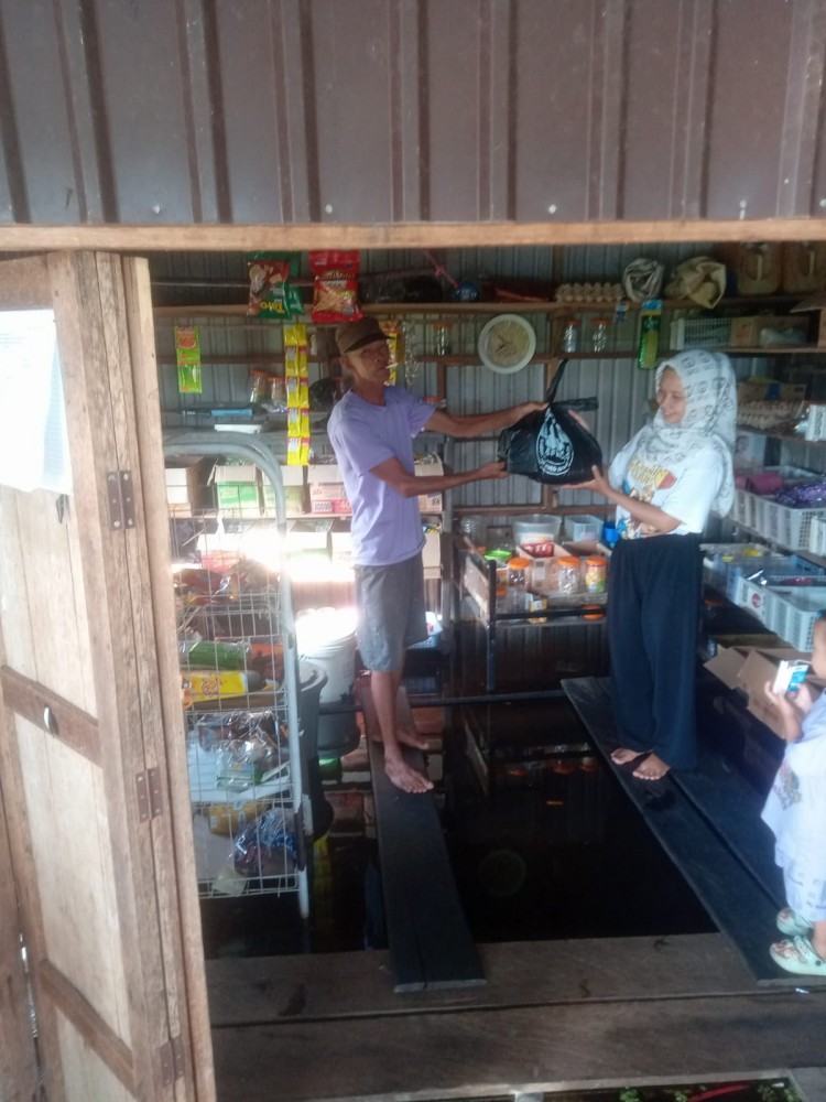 Bantuan Banjir dari bupati 
